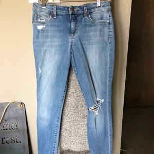 Joe’s jeans distressed skinny jeans